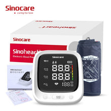 Load image into Gallery viewer, Sinocare™ Portable Electronic Blood Pressure/Sphygmomanometer Monitor (2 Users)