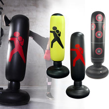 Load image into Gallery viewer, Vertical Inflatable Boxing Bag Column Punching Bag PVC Thickening Boxing Pillar Tumbler Fitness Tool For Home Gym Fitness