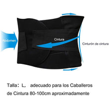 Load image into Gallery viewer, Waist Sweat Belt Lumbar Brace Strap Support Adjustable Trimmer Bandage Protector Sports Fitness Practical Accessaries Supplies