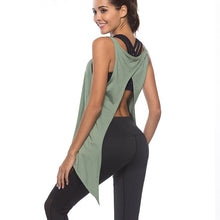 Load image into Gallery viewer, Female Sport Top Jersey Woman T-shirt Crop Top Yoga Gym Fitness Sport Sleeveless Vest Singlet Running Training Clothes for Womem