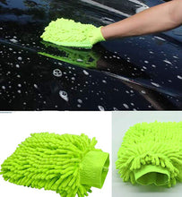 Load image into Gallery viewer, 2pcs Car Cleaning Microfiber Car Wash Gloves Window Sponge Cleaning Supplies Terry Cloth Wash Gloves Washing Machine 45