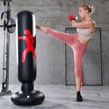 Load image into Gallery viewer, Vertical Inflatable Boxing Bag Column Punching Bag PVC Thickening Boxing Pillar Tumbler Fitness Tool For Home Gym Fitness