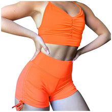 Load image into Gallery viewer, 1Pcs Set Women's Yoga Suit Fitness Clothing Sportswear For Female Workout Sports top+shorts Clothes Athletic Running Yoga Sets#3
