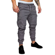 Load image into Gallery viewer, Casual Men Pants Hip Hop Joggers Pants 2019 Male Trouser Men Solid Multi-pocket Pants Homme Sweatpant Dropshipping