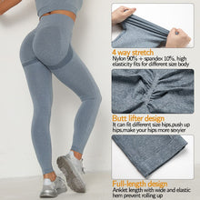 Load image into Gallery viewer, Women Fitness Yo-ga Pants Push Up Seamless Leggings Gym Sport Leggins Running Tights Workout Trousers Athletic Training Wear