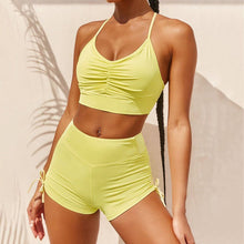 Load image into Gallery viewer, 1Pcs Set Women's Yoga Suit Fitness Clothing Sportswear For Female Workout Sports top+shorts Clothes Athletic Running Yoga Sets#3