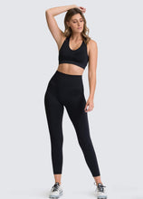 Load image into Gallery viewer, seamless hyperflex workout set sport leggings and top set yoga outfits for women sportswear athletic clothes gym sets 2 piece