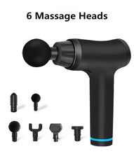 Load image into Gallery viewer, 6/4 Head 30 Gear Massage Gun Electric Fascia Gun Muscle Vibration Relaxation Impact Gun Silent Portable Fitness Equipment