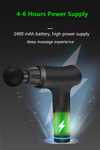 Load image into Gallery viewer, 6/4 Head 30 Gear Massage Gun Electric Fascia Gun Muscle Vibration Relaxation Impact Gun Silent Portable Fitness Equipment
