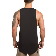 Load image into Gallery viewer, Men's Summer Bodybuilding Tank Vest Top T-shirt Brand Clothing Fitness Singlet Sleeveless Cotton Workout Casual Gyms#30
