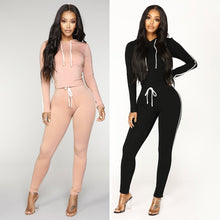 Load image into Gallery viewer, Solid Tracksuit Women Set hoodies and pants set European And American Autumn And Winter Women's New Sports Suit Two-Piece#g4
