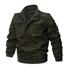 Load image into Gallery viewer, TACVASEN Military Jacket Men Winter Bomber Jacket Coat Army Safari Cotton Pilot Jacket Autumn Fashion Casual Cargo Slim Fit Coat
